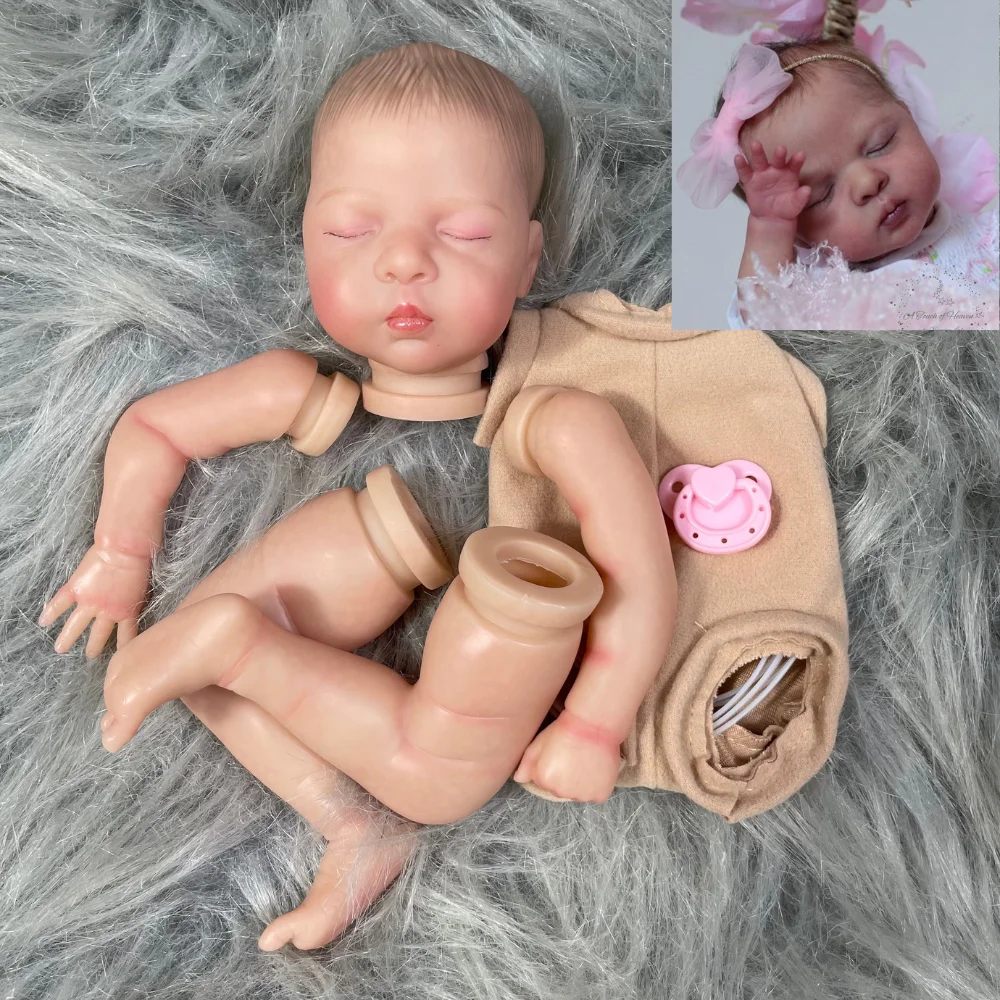 12 Inches Mini Reborn kit Luna Already Painted Reborn Baby Vinyl Doll Kit Unassembled Doll Parts - Reborn Doll World