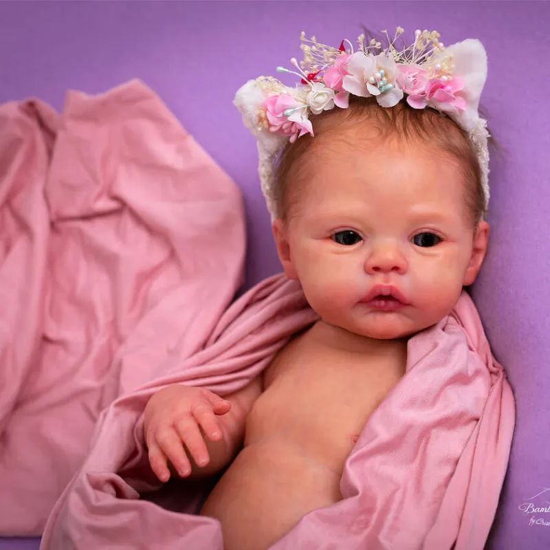 17inch Premie Size Reborn Meadow Doll Kit With Name on Neck Popular Soft Touch Lifelike Fresh - Reborn Doll World