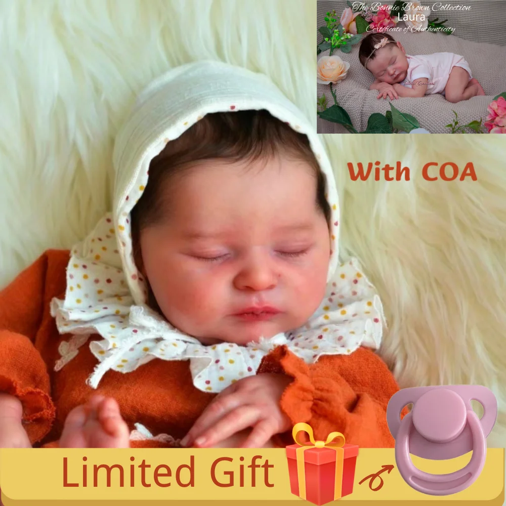 New 20 5 Inches Unfinished Reborn Doll Kit Laura Limited Edition With 2nd Edition COA Vinyl - Reborn Doll World